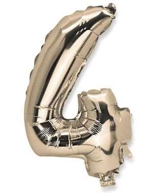 Image de BALLON CHIFFRE OR N° 4