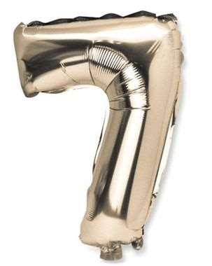 Image de BALLON CHIFFRE OR N° 7