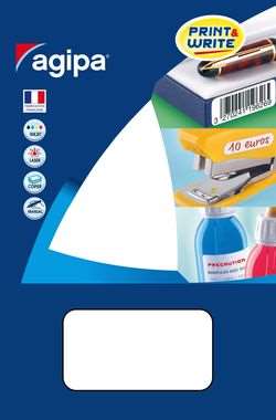 Image de PT ETIQUETTE ADHESIVE 38.5X65mm