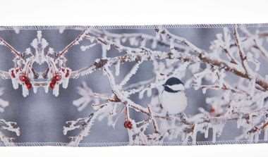 Image de CENTRE DE TABLE TISSU 12CMX2M NOEL