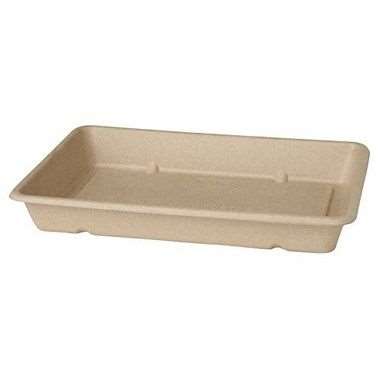 Image de BOITE BAGASSE 230X155X36 - 850 ml