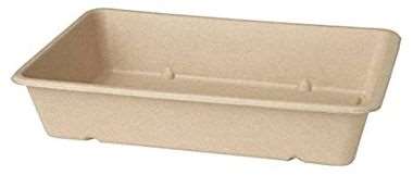 Image de BOITE BAGASSE 230X155X46 - 1200 ml