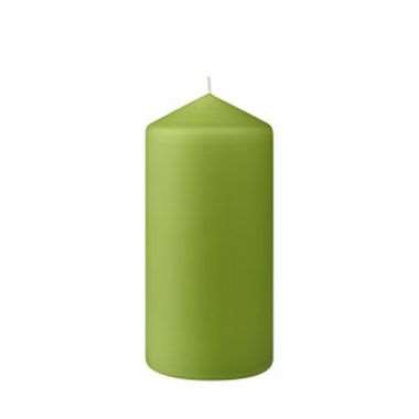 Image de BOUGIE CYLINDRE 150X70mm VERT FEUILLE