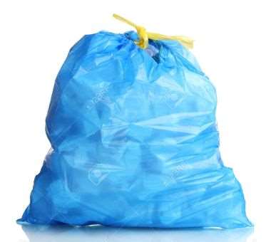Image de SAC POUBELLE 030L BLEU LIEN COULISSANT