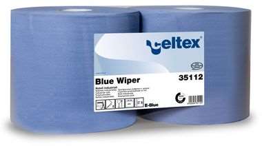 Image de BOBINE 1000 FT 2F BLEUE 24X30 GAUFRE COLLE