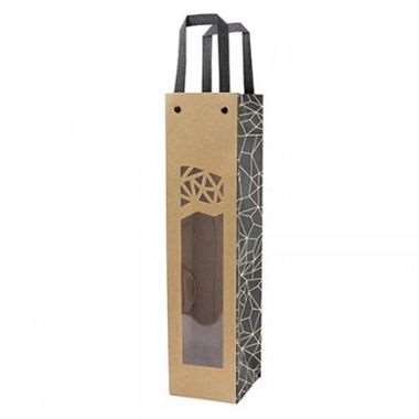 Image de SAC 1 BOUTEILLE KRAFT 'AUTHENTIQUE' 95+91x385mm