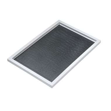 Image de PLATEAU AMBASSADEUR 'CUIR NOIR' 190X275X15mm