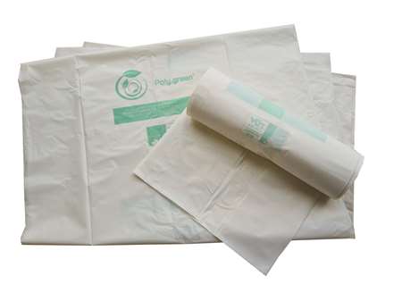 Image de SAC POUBELLE 130 L BLANC BIODEGRADABLE