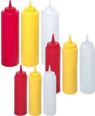 Image de FLACON DISTRIBUTEUR SAUCE 35cl TRANSPARENT