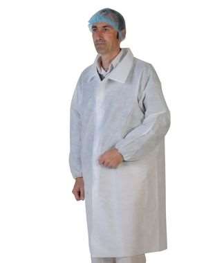 Image de BLOUSE POLYPRO NON TISSEE BLANCHE 30 grs