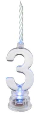Image de BOUGIE CHIFFRE LED N° 3