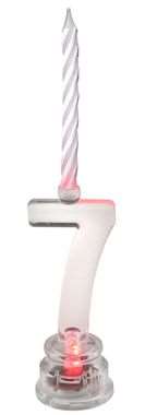 Image de BOUGIE CHIFFRE LED N° 7