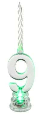 Image de BOUGIE CHIFFRE LED N° 9