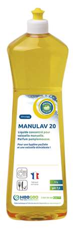 Image de MANULAV 20 LIQUIDE VAISSELLE MAIN X 1 L