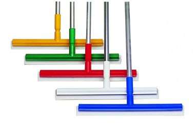 Image de RACLEAU SOL 50 cm JAUNE/POLYPRO MOUSSE BLANCHE