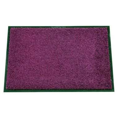 Image de TAPIS MICROFIBRES MIRANDE 60X80 PRUNE - EPAISSEUR 9mm