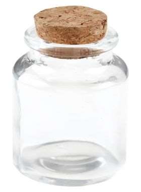 Image de POT EN VERRE  CYLINDRIQUE