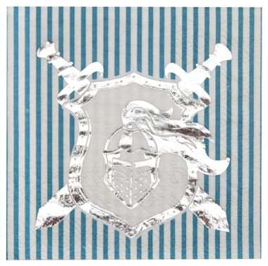 Image de SERVIETTES CHEVALIER ARGENT