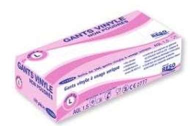 Image de BTE 100 GANTS VYNILE NON POUDRE SMALL