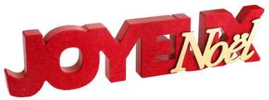 Image de LETTRES JOYEUX NOEL ROUGE