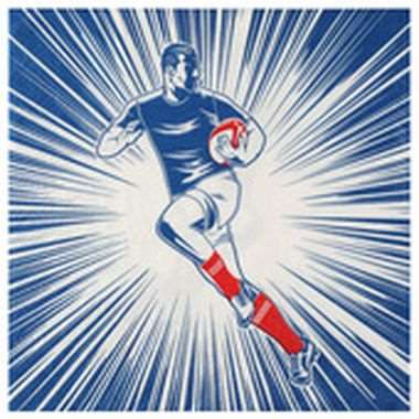 Image de SERVIETTES RUGBYX20
