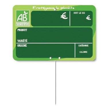 Image de PT 10 ETIQUETTES 10X15cm VOCC 'BIO'