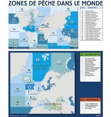 Image de PANNEAU 60X50cm 'ZONES DE PECHE'