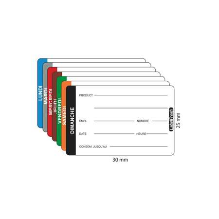 Image de ETIQ. LABELFRESH 'PRO' LUNDI BTE 500