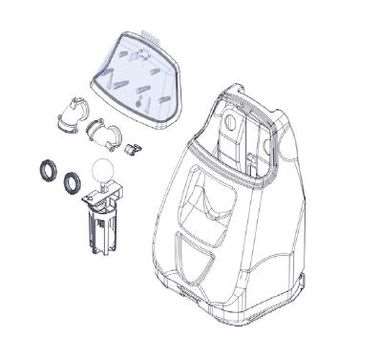 Image de RESERVOIR D'EAU SALE POUR AUTOLAVEUSE 244NX