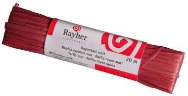 Image de RAPHIA MAT ROUGE VIN