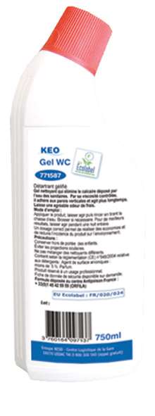 Image de KEO GEL WC ECOLABEL  750 ml