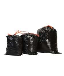 Image de SAC POUBELLE 100L NOIR LIEN COULISSANT