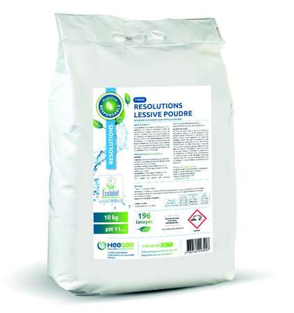 Image de RESOLUTIONS LESSIVE POUDRE 10 kg ECOLABEL