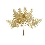 Image de BRANCHES SAPIN PAILLETTES OR  X 6