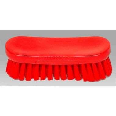 Image de BROSSE A MAIN MI-DURE 195mm ROUGE