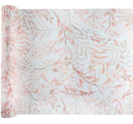 Image de CHEMIN DE TABLE DOUCEUR PEACH 3 METRES