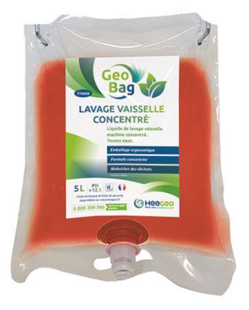 Image de GEOBAG LAVAGE VAISSELLE CONCENTRE ECOLABEL POCHE 5 L