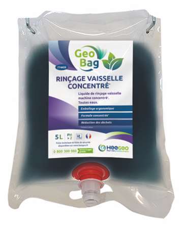Image de GEOBAG RINCAGE VAISSELLE CONCENTRE ECOLABEL POCHE 5 L