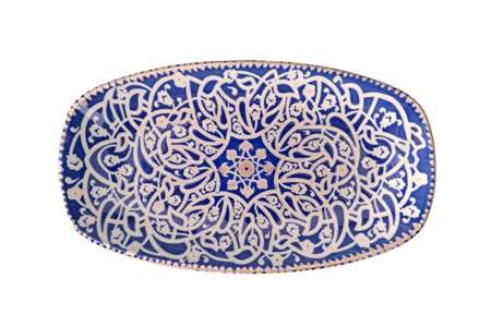 Image de ASSIETTE OVALE PLATE 'ORIENTAL' 290mm