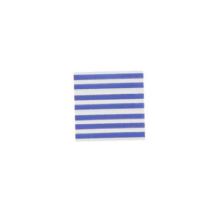 Image de SERVIETTES COCKTAIL RAYE BLEU/BLANC  X 15