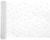 Image de CHEMIN DE TABLE TULLE FLOCON BLANC 5 M