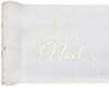 Image de CHEMIN DE TABLE FLOCON OR IVOIRE 2.50 M