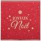 Image de SERVIETTES JOYEUX NOEL ROUGE/OR PT 10