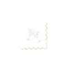 Image de SERVIETTES COCKTAIL BUBBLE BLANC X 20