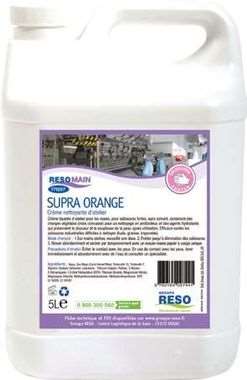 SAVON SUPRA ORANGE SANS SOLVANT X 5 L