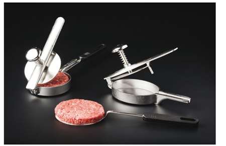 Image de MOULE à STEAK INOX 150 grs OVALE 11.5X8cm