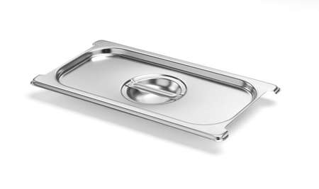 Image de COUVERCLE BAC GASTRO INOX - GN 1/3  AVEC ENCOCHE