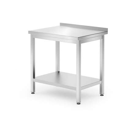 Image de TABLE DE TRAVAIL MURALE AVEC ETAGERE 800X600X850mm