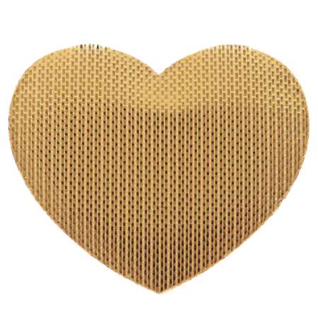 Image de COEURS TISSUS OR A PARSEMER X 40