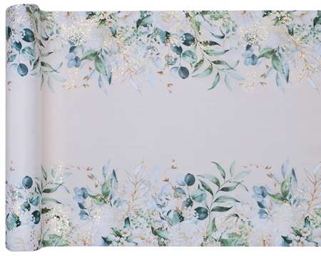 Image de CHEMIN DE TABLE MARIAGE A L ANGLAISE 2.50 M